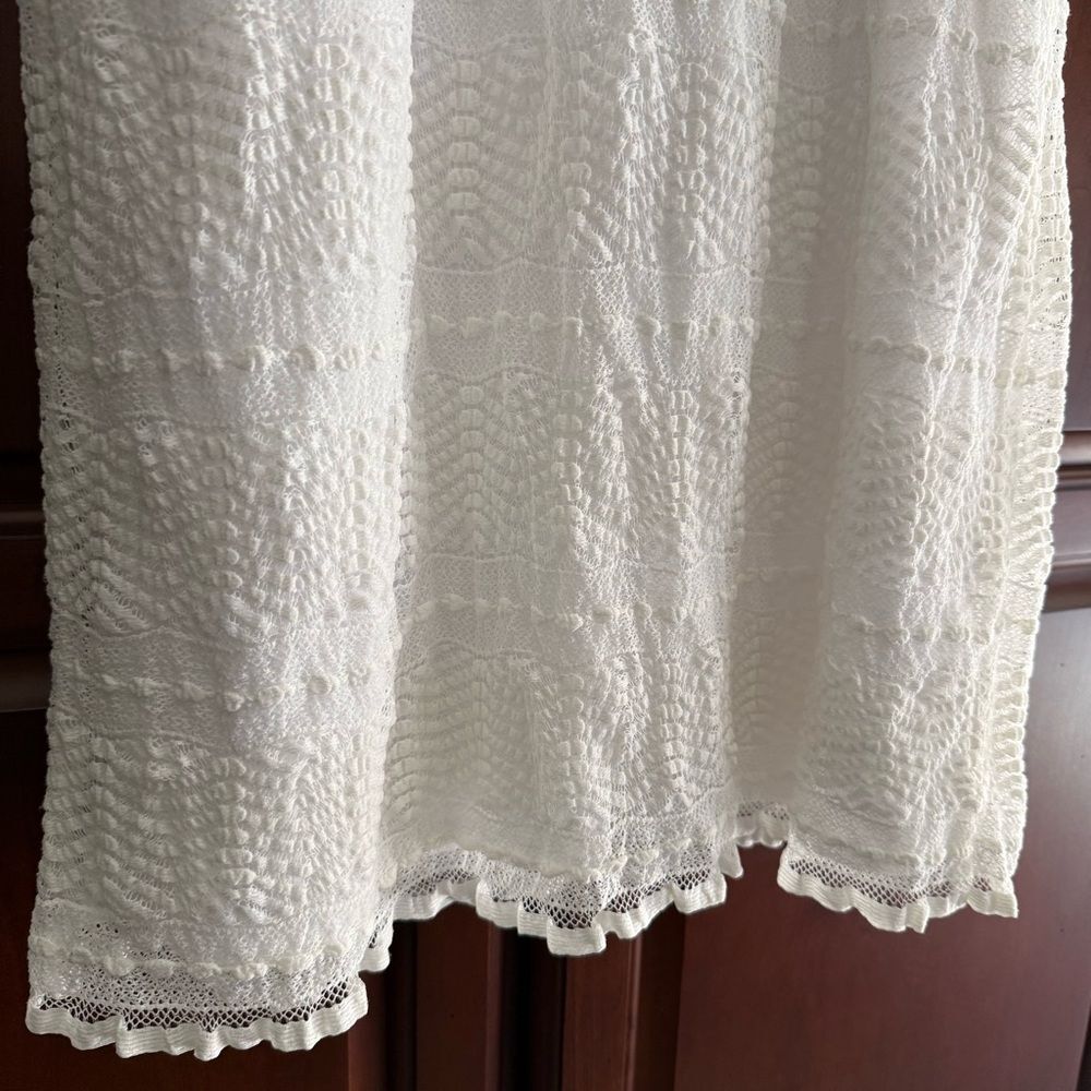 Rabbit Rabbit Rabbit Designs White Lace Shift Dress Size 10 - Picture 4 of 12
